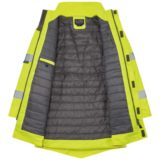 Leo Putford EcoViz 4K Baffle Lined Anorak with Red Braces