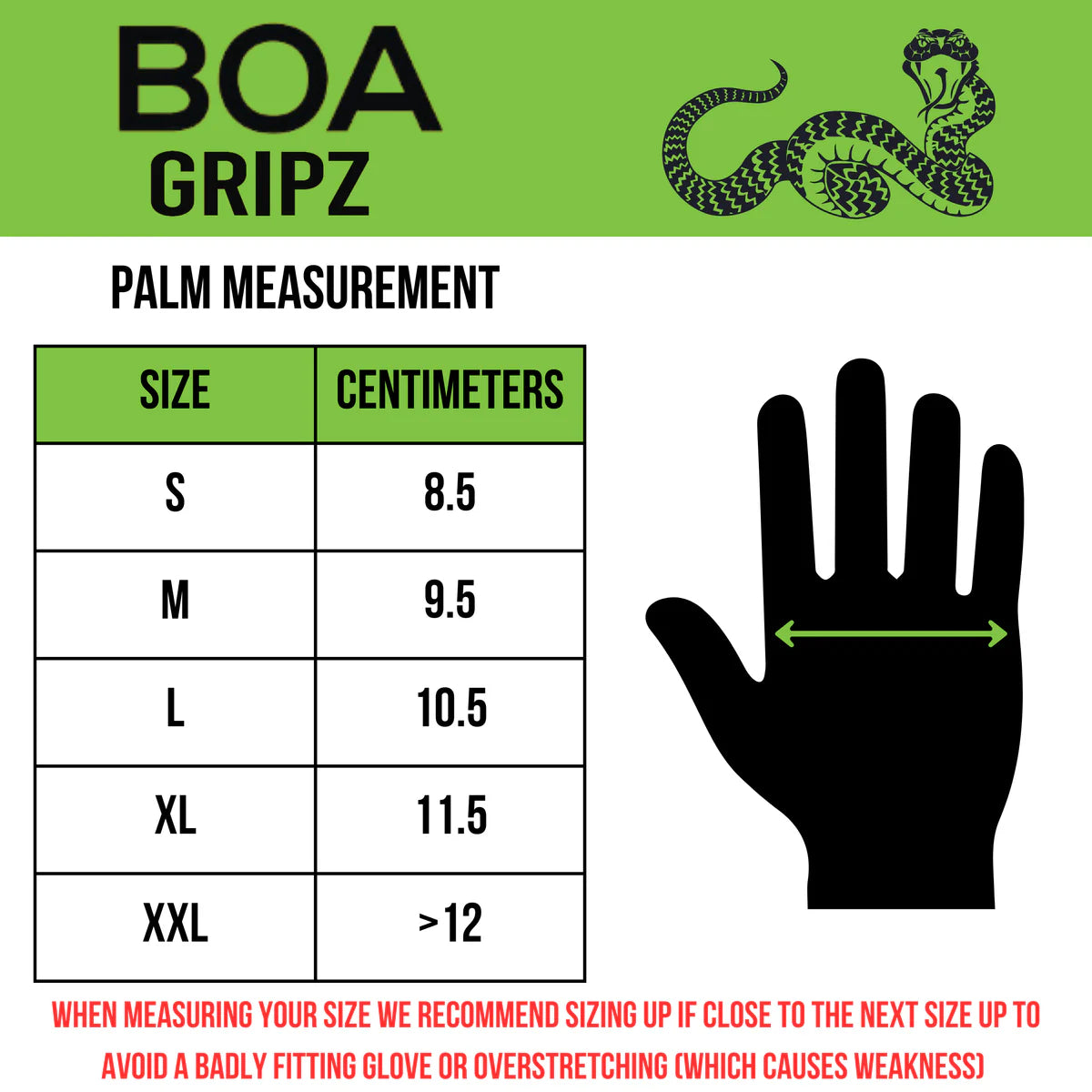 BOA Gripz Gloves - Box 50