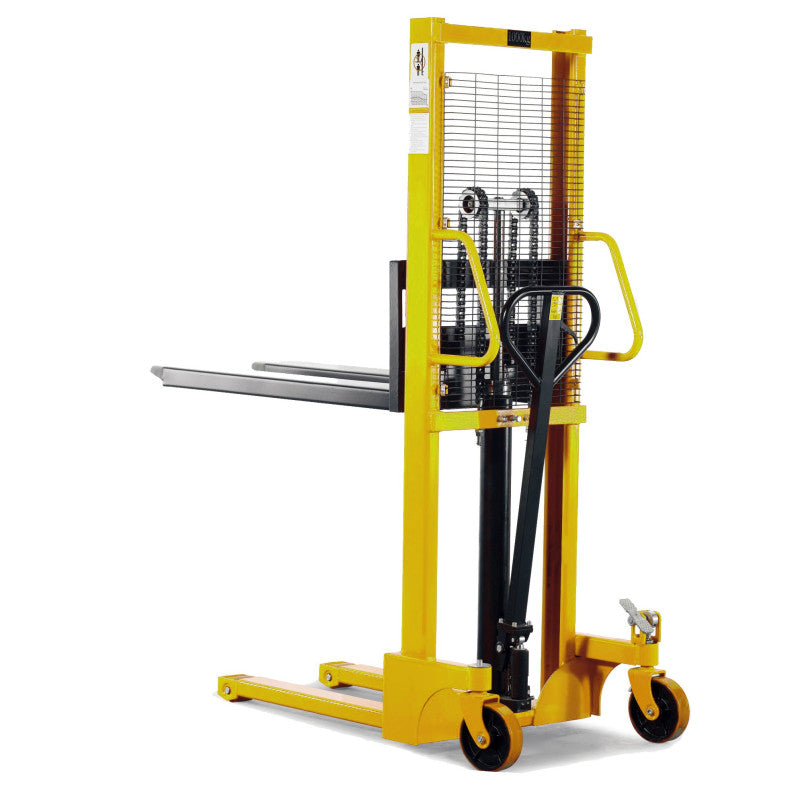 Standard Manual Hydraulic Stacker 1.6M lift 1000KG