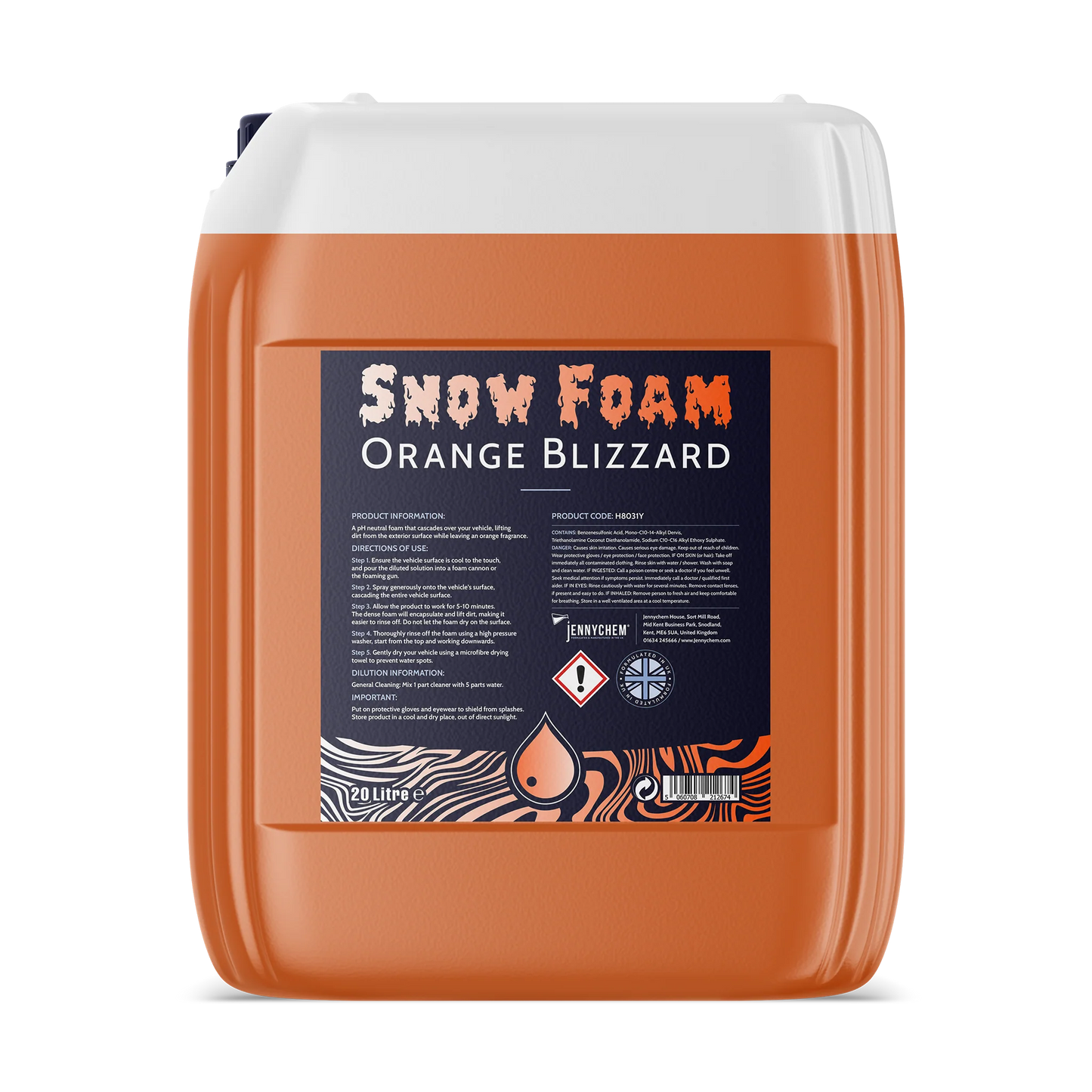 Snow Foam Orange Blizzard