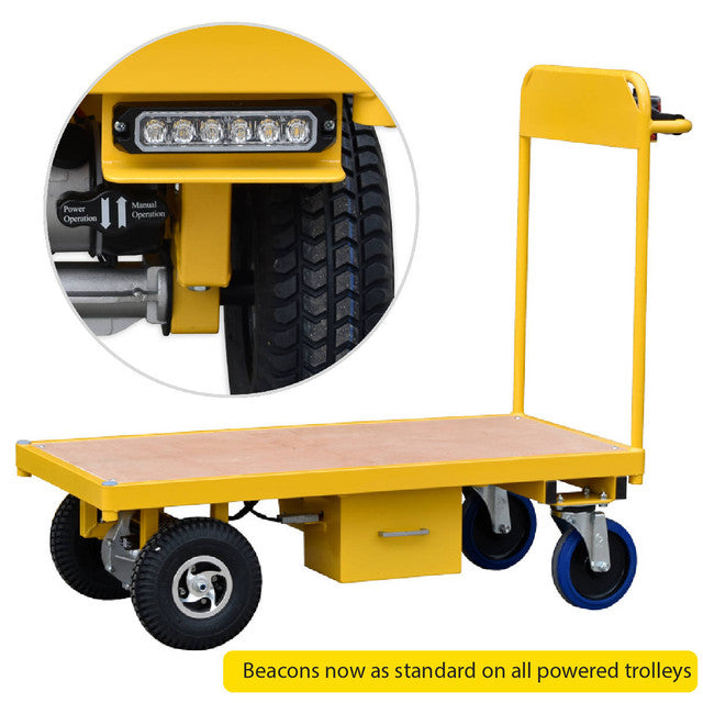 Electric Powered flatbed Trolley