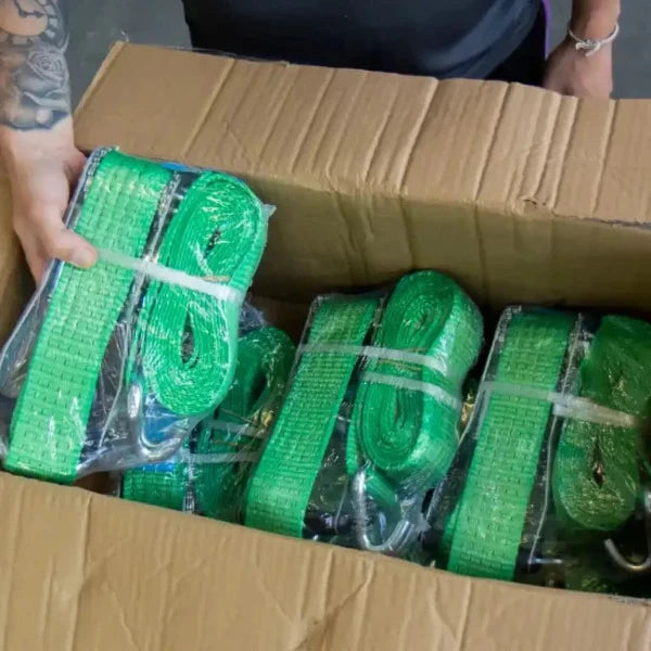 Box qty Ratchet strap deals Loadico