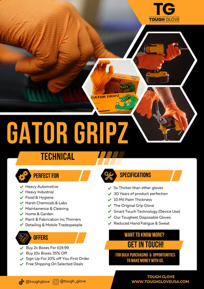 Gator Gripz Gloves - Box 50