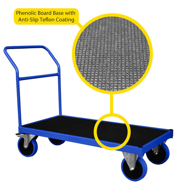 Heavy Duty Flatbed Trolley – 750kg Load Capacity