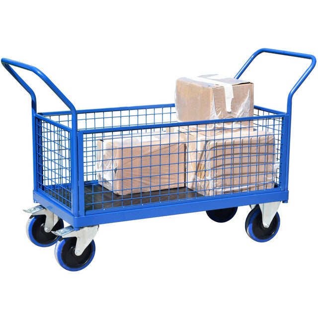 Platform Truck With Mesh Sides - 750kg Capacity