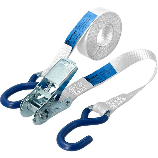 White Ratchet Straps