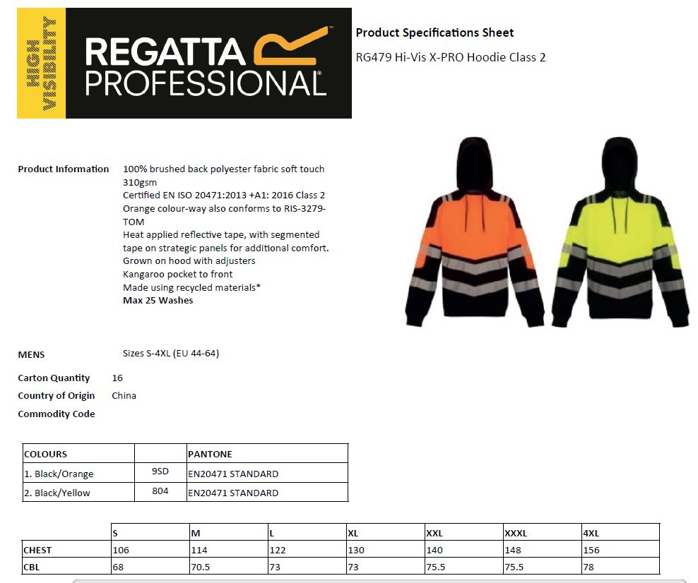 Hi-Vis X-Pro Hoodie