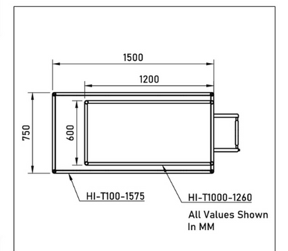 Turntable Truck with 400mm Sides - 1000kg Capacity