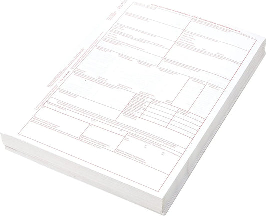 CMR Consignment Notes – 4 Part – 100 sets per pack